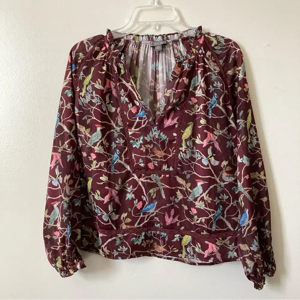 J.Crew Point Sur Popover in Menagerie Print XS